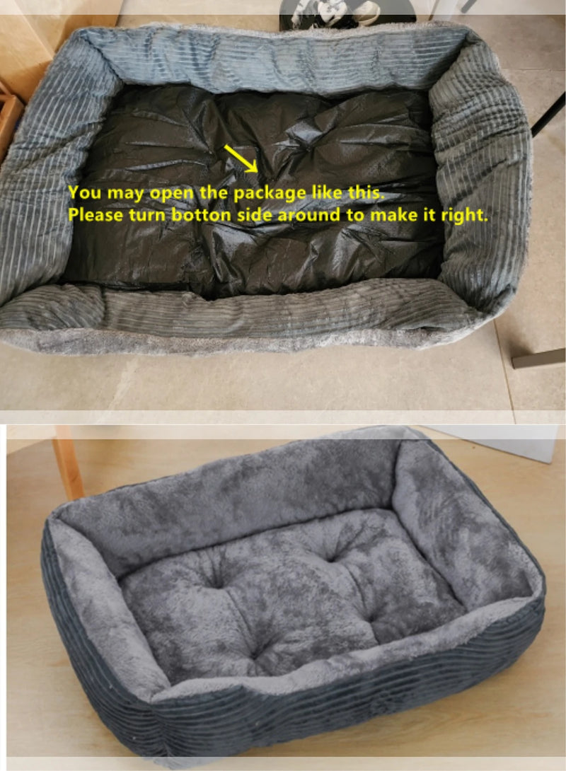 Cama Macia de Veludo